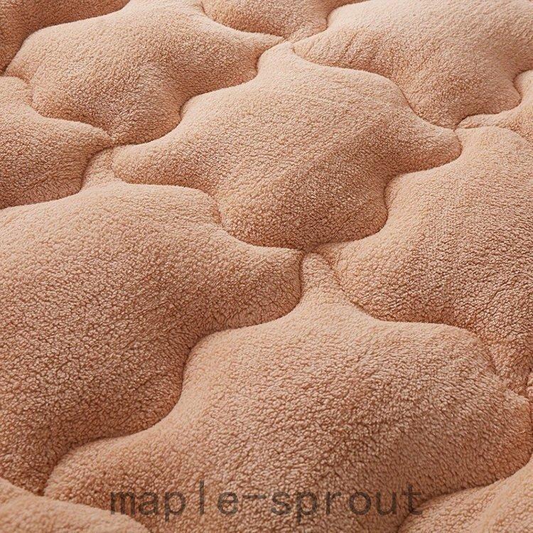 敷きパッド シングル ベッドパッド 厚手 あったか 冬 フリースボア 敷パッド 100*200cm マットレスパッド ベッドシーツ 暖かい ふんわり |  | 10