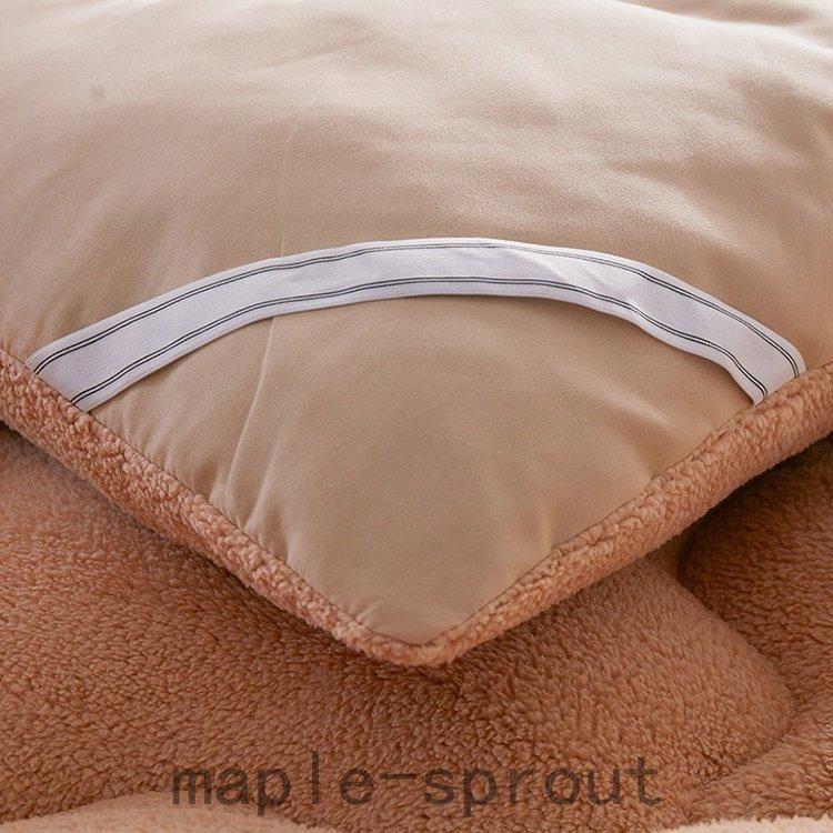 敷きパッド シングル ベッドパッド 厚手 あったか 冬 フリースボア 敷パッド 100*200cm マットレスパッド ベッドシーツ 暖かい ふんわり |  | 09