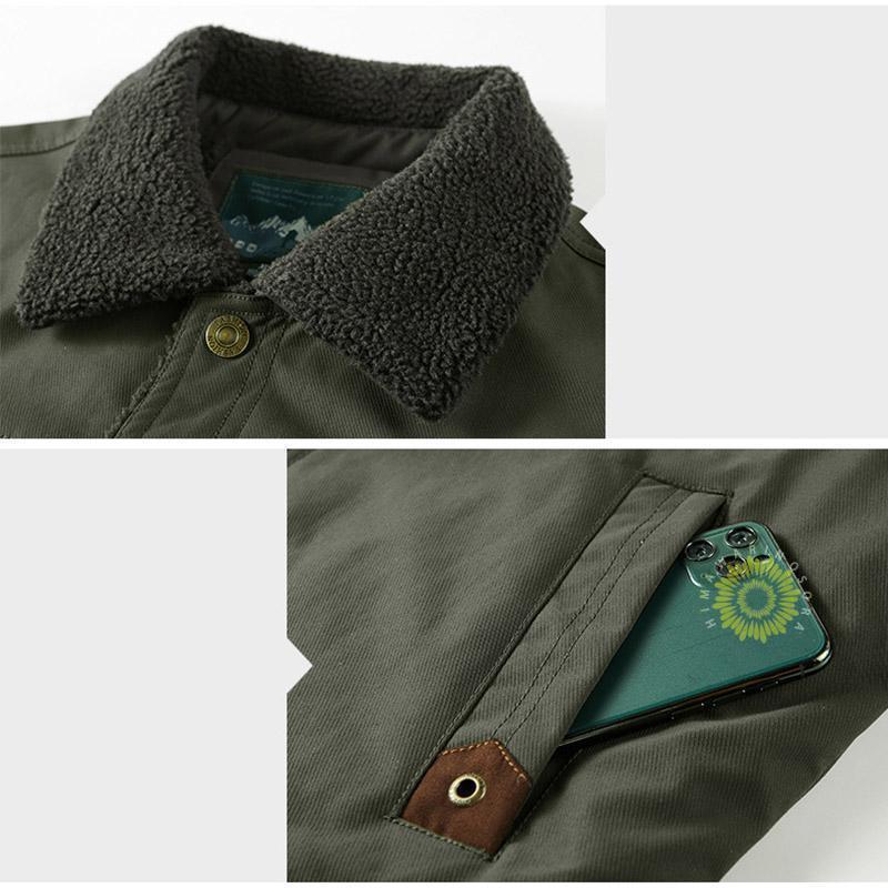 ミリタリージャケット メンズ ボアブルゾン 防寒着 裏起毛 裏ボア 冬服 秋冬 厚手 コットン アウトドア アウター ファッション通学 通勤 防風 保温 あったか |  | 10