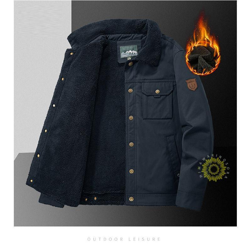 ミリタリージャケット メンズ ボアブルゾン 防寒着 裏起毛 裏ボア 冬服 秋冬 厚手 コットン アウトドア アウター ファッション通学 通勤 防風 保温 あったか |  | 05