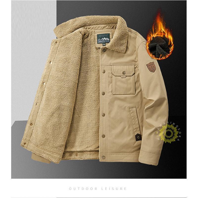 ミリタリージャケット メンズ ボアブルゾン 防寒着 裏起毛 裏ボア 冬服 秋冬 厚手 コットン アウトドア アウター ファッション通学 通勤 防風 保温 あったか |  | 06