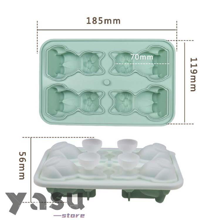 【2点購入で25%OFF】アイス 製氷機 シリコン型 猫 動物 アニマル 氷を作る容器 氷型 かわいい おしゃれ コーヒー 紅茶 業務用 |  | 13