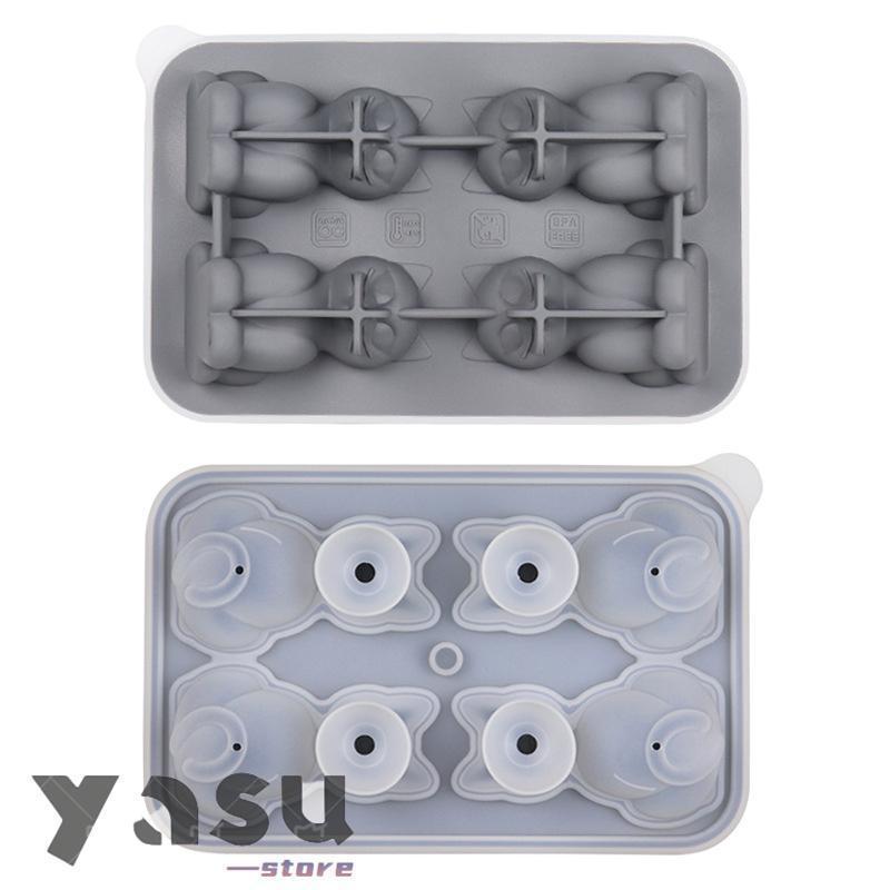 【2点購入で25%OFF】アイス 製氷機 シリコン型 猫 動物 アニマル 氷を作る容器 氷型 かわいい おしゃれ コーヒー 紅茶 業務用 |  | 04