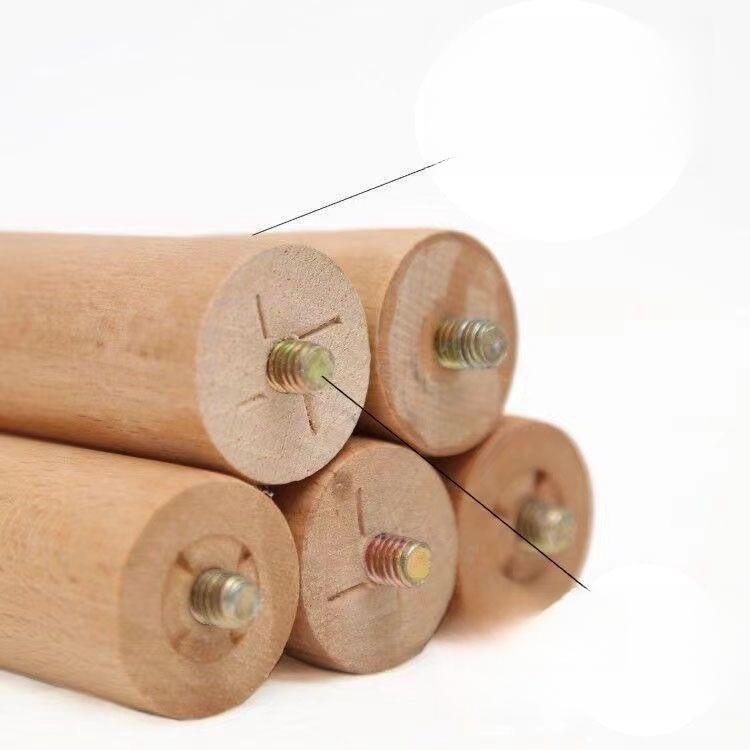 無垢材の家具脚木製の脚 木製家具の脚テーブル脚 丸棒 固定脚 4本セット 10cm?70cmテーブル ソファー 椅子 ベッド キャビネットの足上げ 交換に DIY 木製 脚 ビ |  | 12