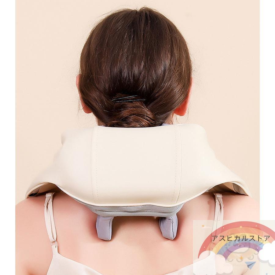 マッサージ器 4Dネックマッサージャー 肩こり 解消グッズ ネックマッサージャー 首マッサージ器 小型 多機能 コードレス 全身 温熱 強弱調節 健康 |  | 14