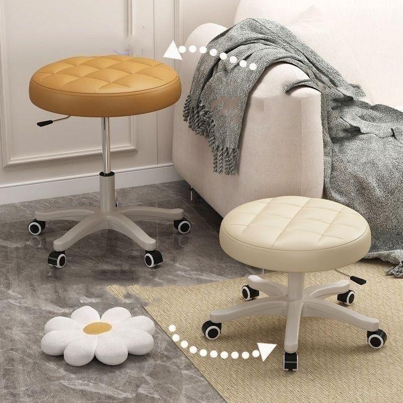 スツール キャスター付き 昇降式 ラウンドスツール 丸椅子 丸イス 高さ調節可能 キャスター付き椅子 イス 椅子 スツール 回転椅子 エステスツール |  | 07