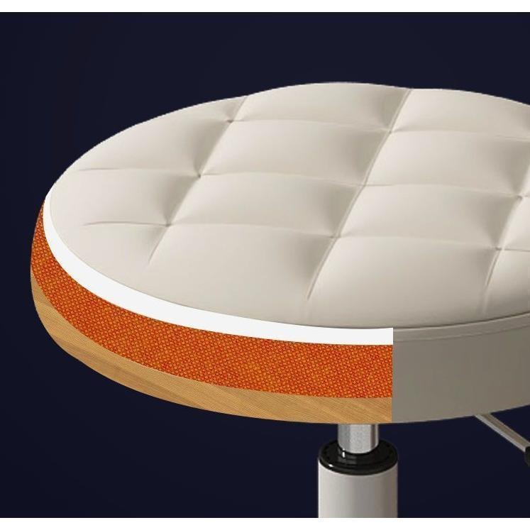 スツール キャスター付き 昇降式 ラウンドスツール 丸椅子 丸イス 高さ調節可能 キャスター付き椅子 イス 椅子 スツール 回転椅子 エステスツール |  | 09