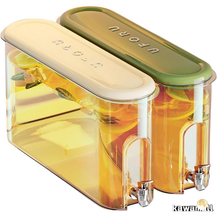 麦茶ポット ピッチャー お茶ポット冷水筒 冷蔵庫ポット 蓋付き 大容量 4L 透明 ドリンクサーバー 広口 卓上 麦茶ポット 冷蔵庫ジャグ 蛇口付き 冷蔵庫バー 洗い |  | 01