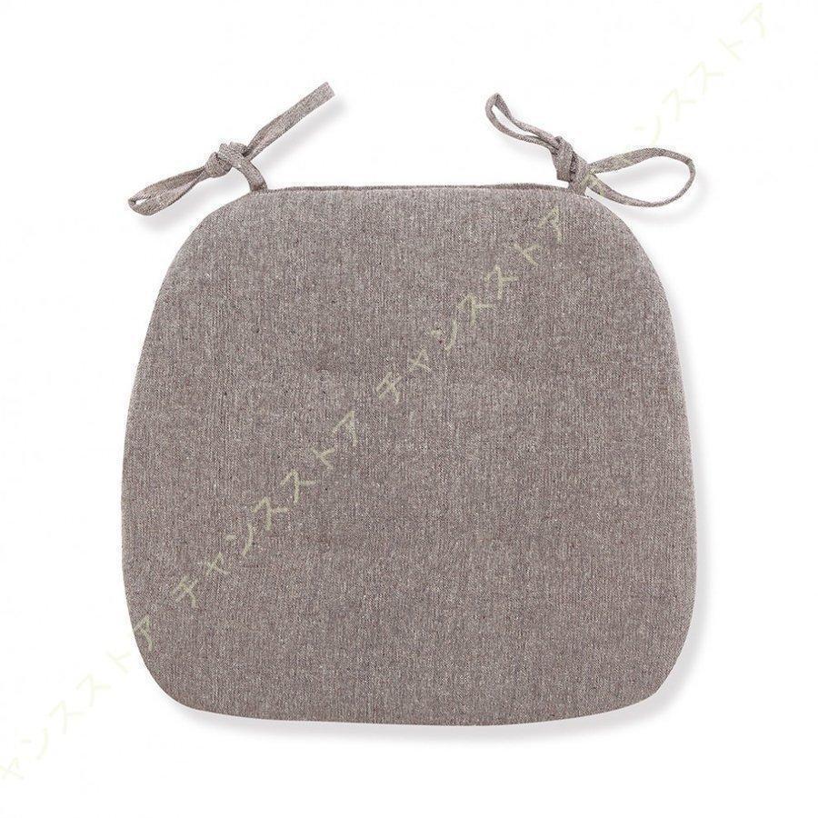 4枚セットダイニングチェアクッション座布団椅子用馬蹄形クッションダイニングチェア用クッシ紐付きシートクッションダイニングチェアイス |  | 07