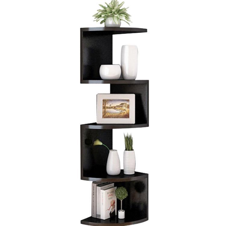 壁面収納 北欧 ウォールラック 棚 組立簡単 5段 整理棚 コーナーラック おしゃれ 本棚 大容量 スリム リビング収納 飾り棚 収納棚 収納ラック |  | 02