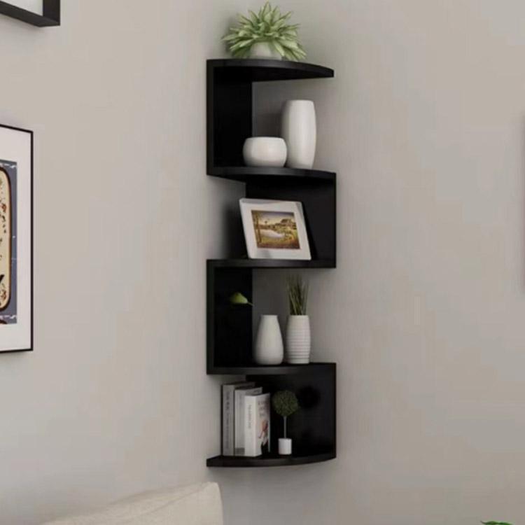 壁面収納 北欧 ウォールラック 棚 組立簡単 5段 整理棚 コーナーラック おしゃれ 本棚 大容量 スリム リビング収納 飾り棚 収納棚 収納ラック |  | 03