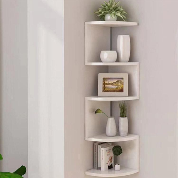 壁面収納 北欧 ウォールラック 棚 組立簡単 5段 整理棚 コーナーラック おしゃれ 本棚 大容量 スリム リビング収納 飾り棚 収納棚 収納ラック |  | 04