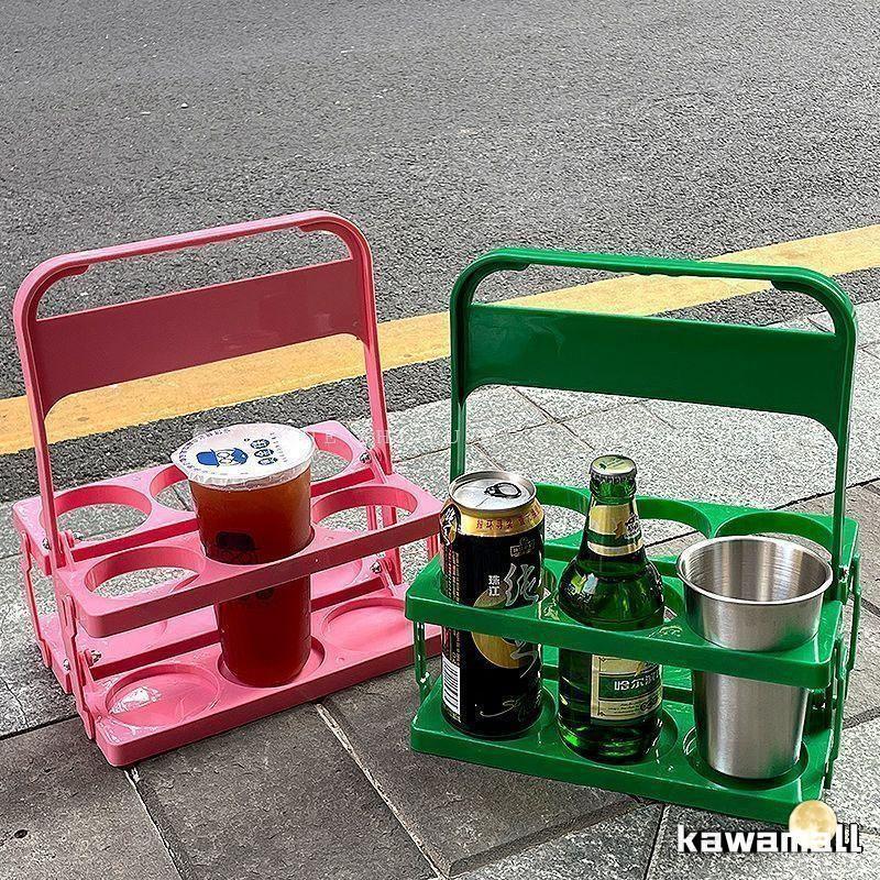 ボトルキャリアー 4本/6本分 ボトルホルダー ドリンクラック ドリンクホルダー 折りたたみ式 手提げ 取っ手付き キッチン収納 ラック 持ち運び ビール瓶 ワイン |  | 12