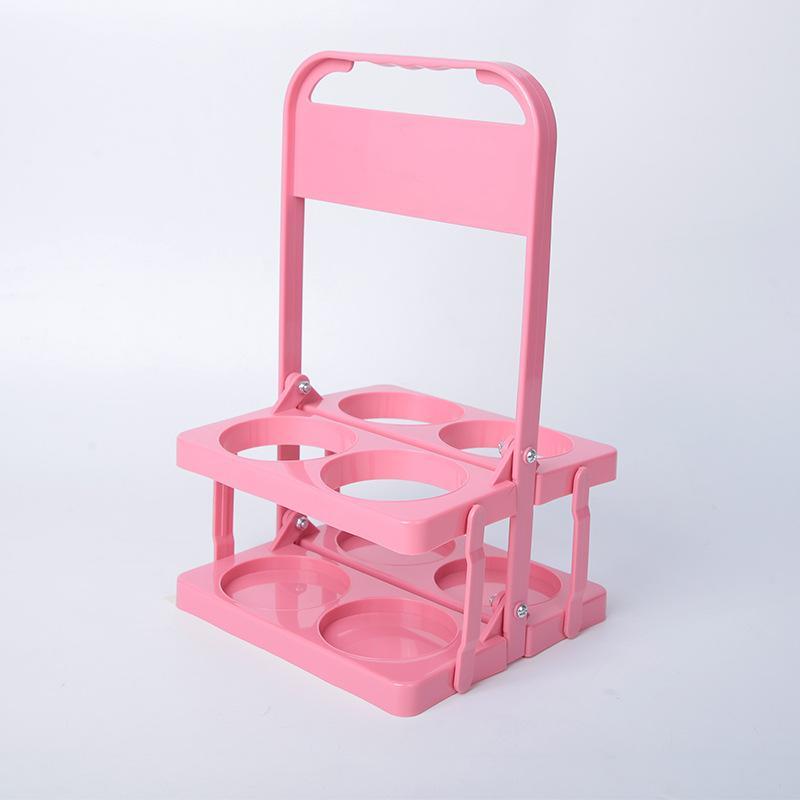 ボトルキャリアー 4本/6本分 ボトルホルダー ドリンクラック ドリンクホルダー 折りたたみ式 手提げ 取っ手付き キッチン収納 ラック 持ち運び ビール瓶 ワイン |  | 05