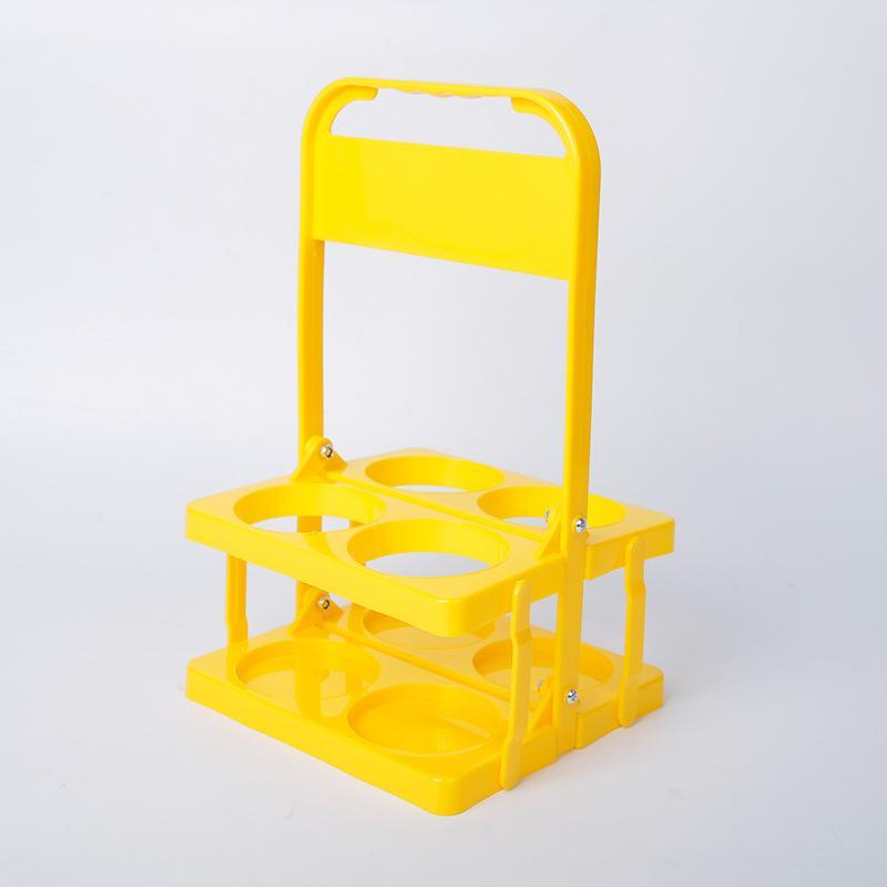 ボトルキャリアー 4本/6本分 ボトルホルダー ドリンクラック ドリンクホルダー 折りたたみ式 手提げ 取っ手付き キッチン収納 ラック 持ち運び ビール瓶 ワイン |  | 06