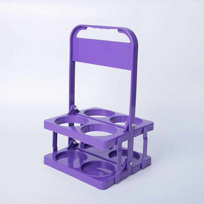 ボトルキャリアー 4本/6本分 ボトルホルダー ドリンクラック ドリンクホルダー 折りたたみ式 手提げ 取っ手付き キッチン収納 ラック 持ち運び ビール瓶 ワイン |  | 07