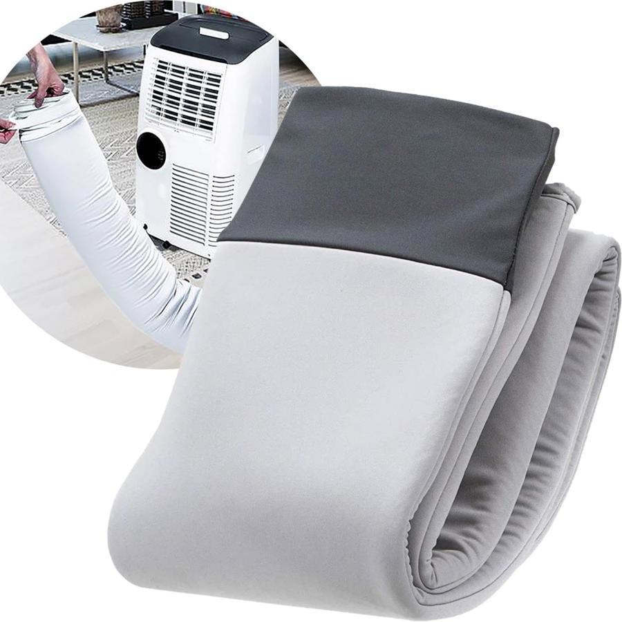 スポットクーラー ダクトホースカバー、1個 ポータブルエアコン用断熱ホースカバー、エアコンホースカバーラップ、ポータブルエアコンホースカバー、絶縁ACホー | 