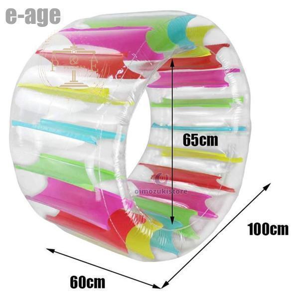 プール 夏 ウォーターホイール フロート 水遊び グッズ 浮き輪 アスレチック おもちゃ ビーチ用品 子供用 回転できるタイプ |  | 01