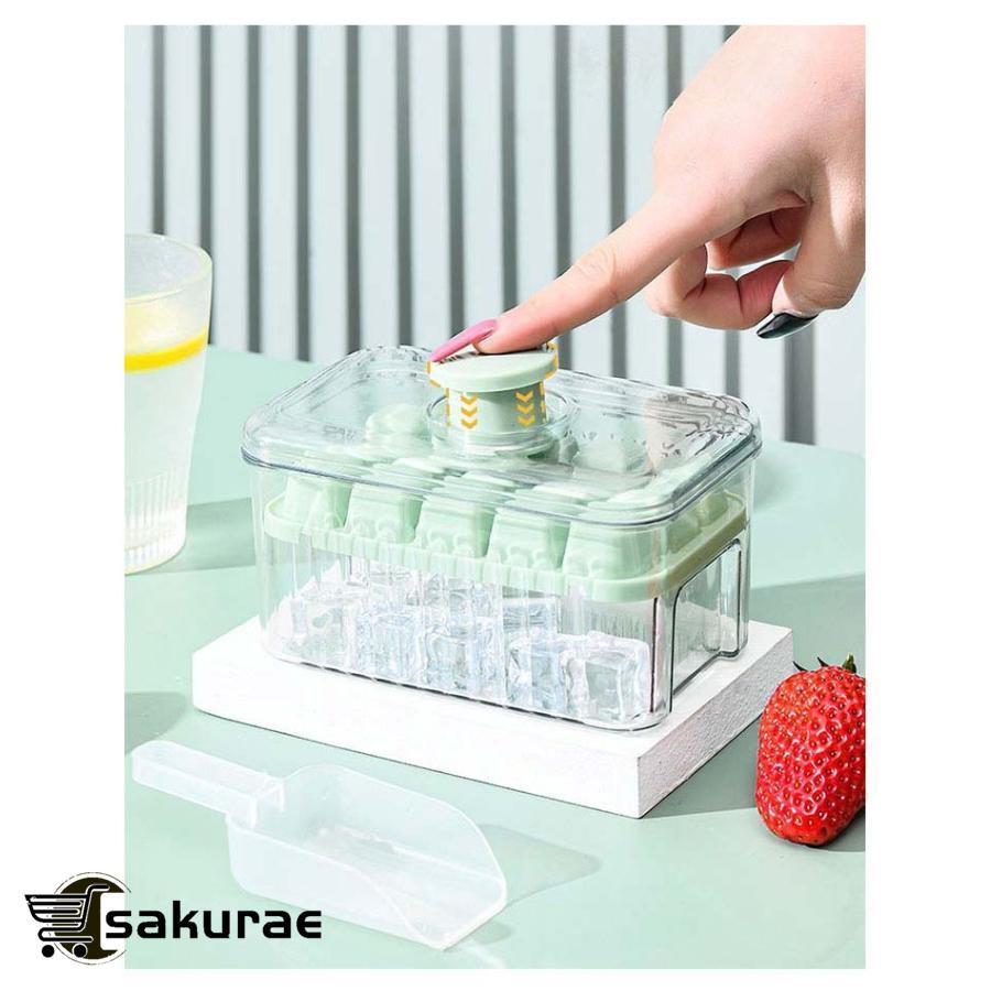製氷皿 製氷器 製氷機 蓋付き 四角氷 家庭用 大容量 小分け 夏休み アイストレー 15個 28個 30個 56個 冷蔵庫 取り出しやすい簡単に取り |  | 14