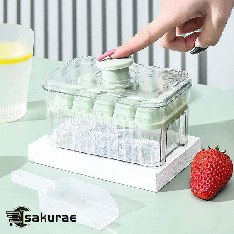 製氷皿 製氷器 製氷機 蓋付き 四角氷 家庭用 大容量 小分け 夏休み アイストレー 15個 28個 30個 56個 冷蔵庫 取り出しやすい簡単に取り |  | 04