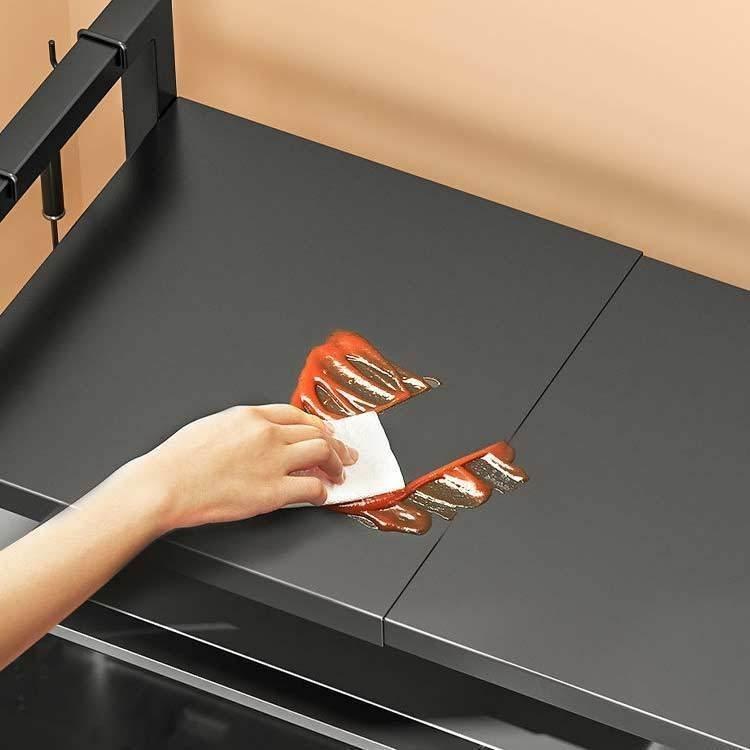 レンジ台キッチンラック伸縮幅43-60cmカウンター上ラック可動棚キッチンレンジ上ラック高さ調節伸縮キッチンラックトースターラック |  | 05