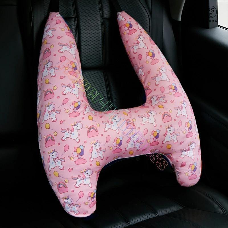 シートベルト クッション 枕 子供 大人 ジュニア 抱き枕 肩こり 首こり 車用パッド ショルダーパッド 洗える 取り外し可能カバー 安全 対策 取付簡単 |  | 10