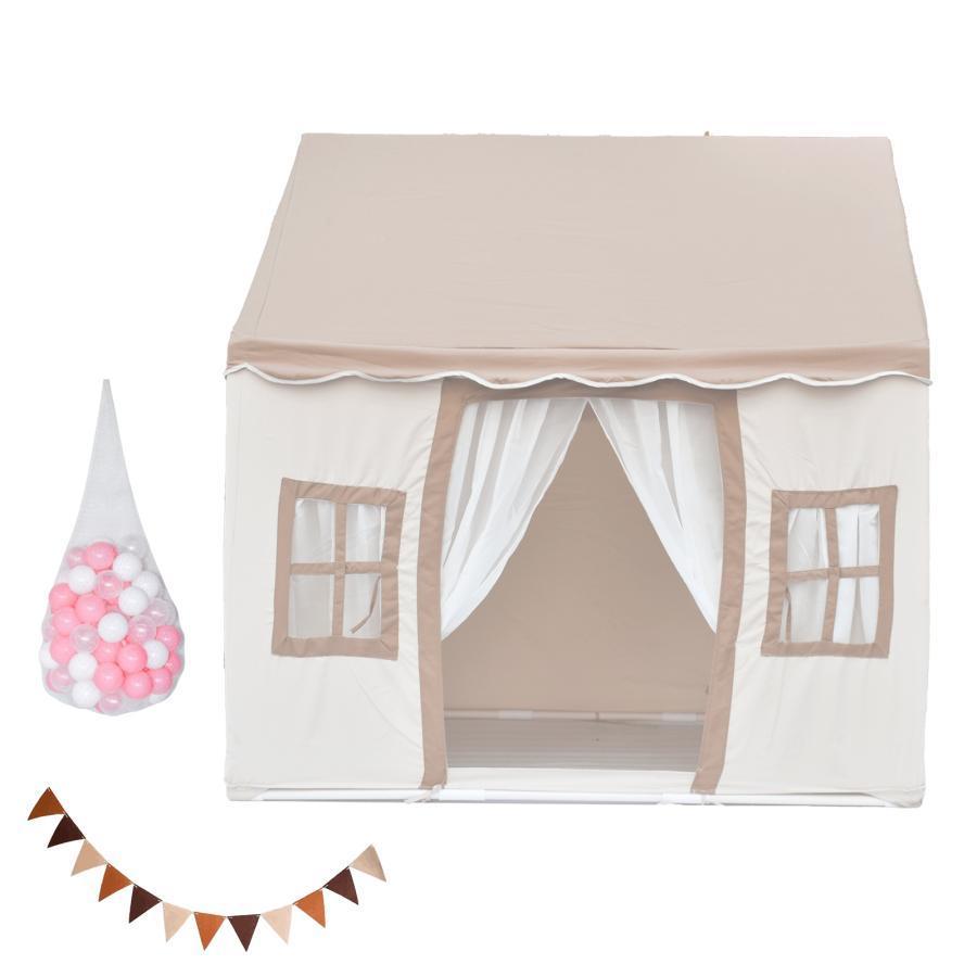 キッズテント ハウス 子供テント 子供部屋 シンプル 玩具 おもちゃ プリンセステント ままごと テント 秘密基地 プレイハウス 室内 誕生日 クリスマスプレゼント |  | 04