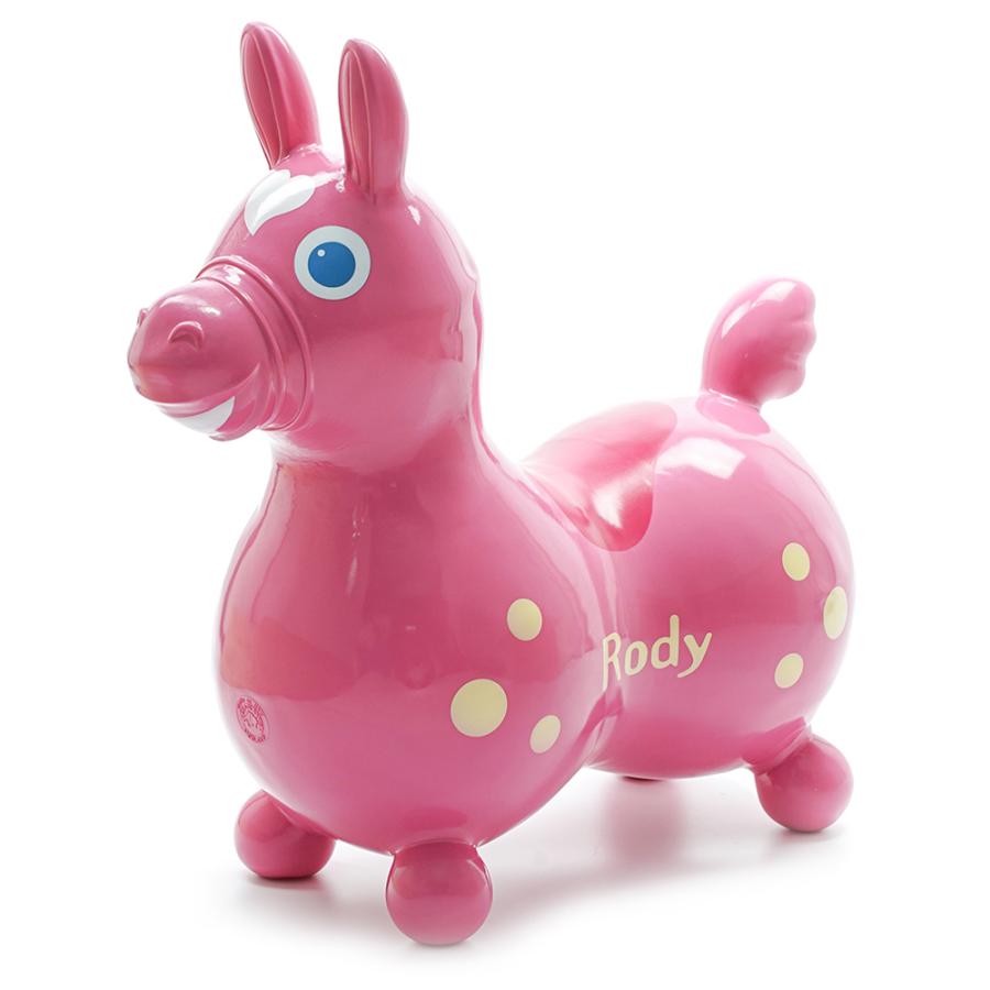 ロディ RODY ピンク ポンプ付 ノンフタル酸 1年保証 正規品 のりもの おもちゃ ギフト 乗用 玩具 室内 乗馬 遊び 男の子 女の子 2歳から｜prismcircus｜02