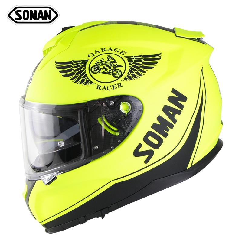 【お値下げ】SOMAN☆バイク　ヘルメット☆Ｌサイズ SOMAN フル-full段階ヘルメット Lサイズ 59-60cm バイク用ヘルメット