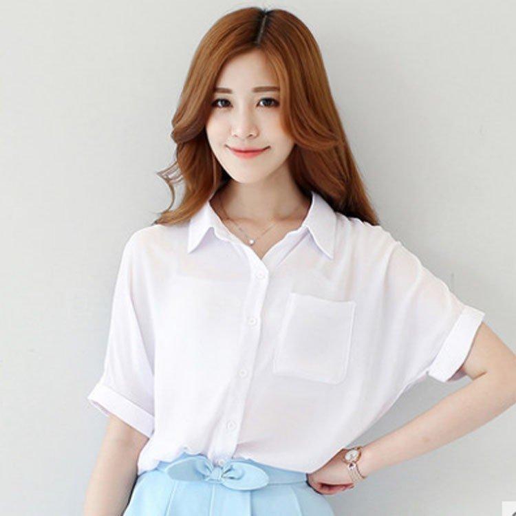 消費税無し メンズアクセサリー 18夏新作 シフォンブラウス レディース 半袖シャツ 薄手 ゆっ 18夏新作 シフォンブラウス レディース 半袖シャツ 薄手 ゆったり ビジネス 通勤 オフィス ファッション カジュアル おしゃれ トップス Www Threeriversofs Com