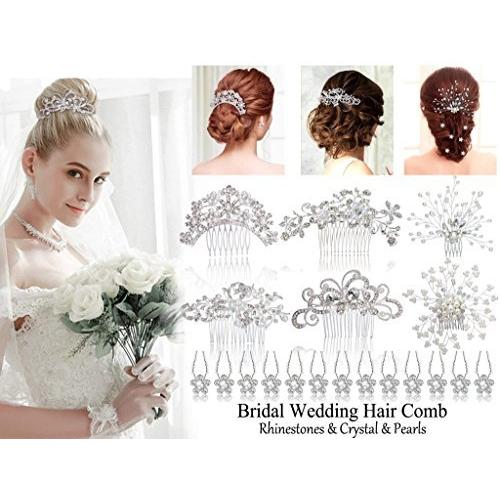 高質で安価 ヘアピン 髪飾り 花嫁 Formemory パール花飾り6本入 ヘアコー ウェディング フォーマル ヘッドドレス Uピン本入 ヘアピン Www We Job Com