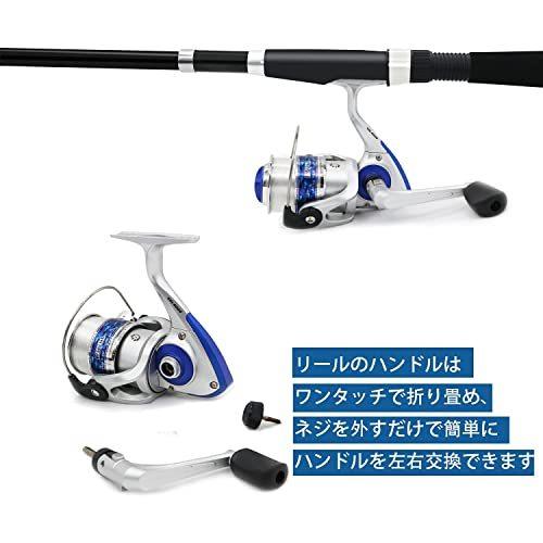 新着商品 釣りセット 初心者 2本の2 1m釣り竿セットフィッシング 海釣りセット コンパクトロッド 入門セット スピニングリール き 2本セット その他ロッド 釣り竿 Www We Job Com