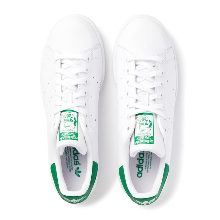 アディダス adidas スタンスミス ホワイト×グリーン レディース｜private-stage｜02