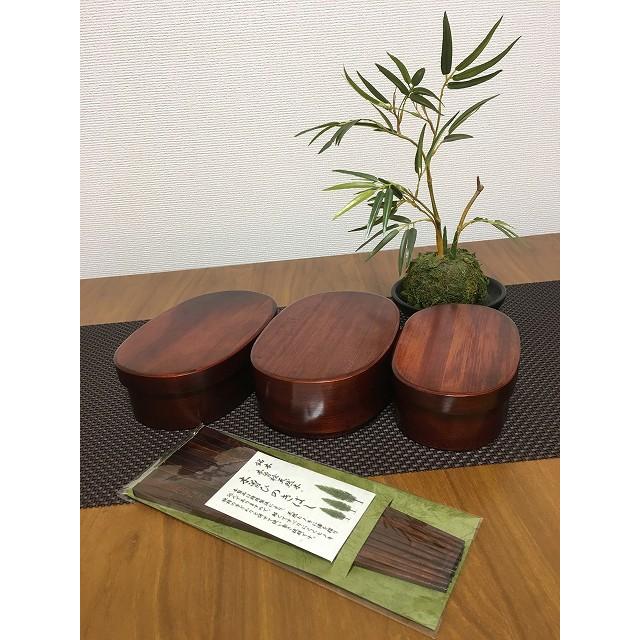 曲げわっぱ　木曽桧曲物小判弁当　漆 楽天市場】曲げわっぱ 摺り漆の弁当箱 大 わっぱ弁当 漆塗り