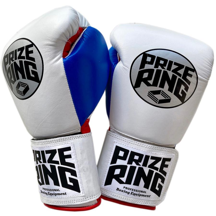 Prize Ring プライズリング ボクシンググローブ Professional 5 0 本革製 12oz トリコロール 01 0305 12 プライズリングスポーツ 通販 Yahoo ショッピング