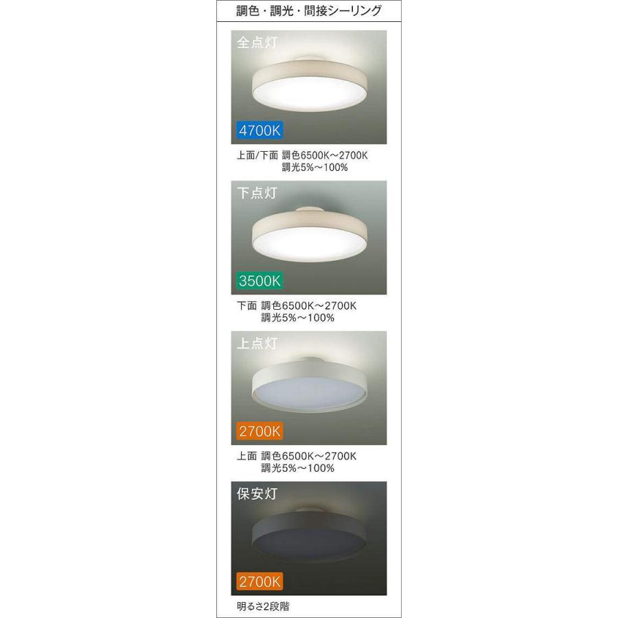 ※メーカー欠品中※ 大光電機 洋風シーリング リモコン付 DCL41344 間接配光切替_2