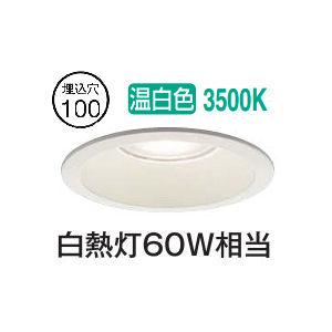大光電機 屋内・屋外兼用ダウンライト DDL5672AWG 調光 温白色 Φ100