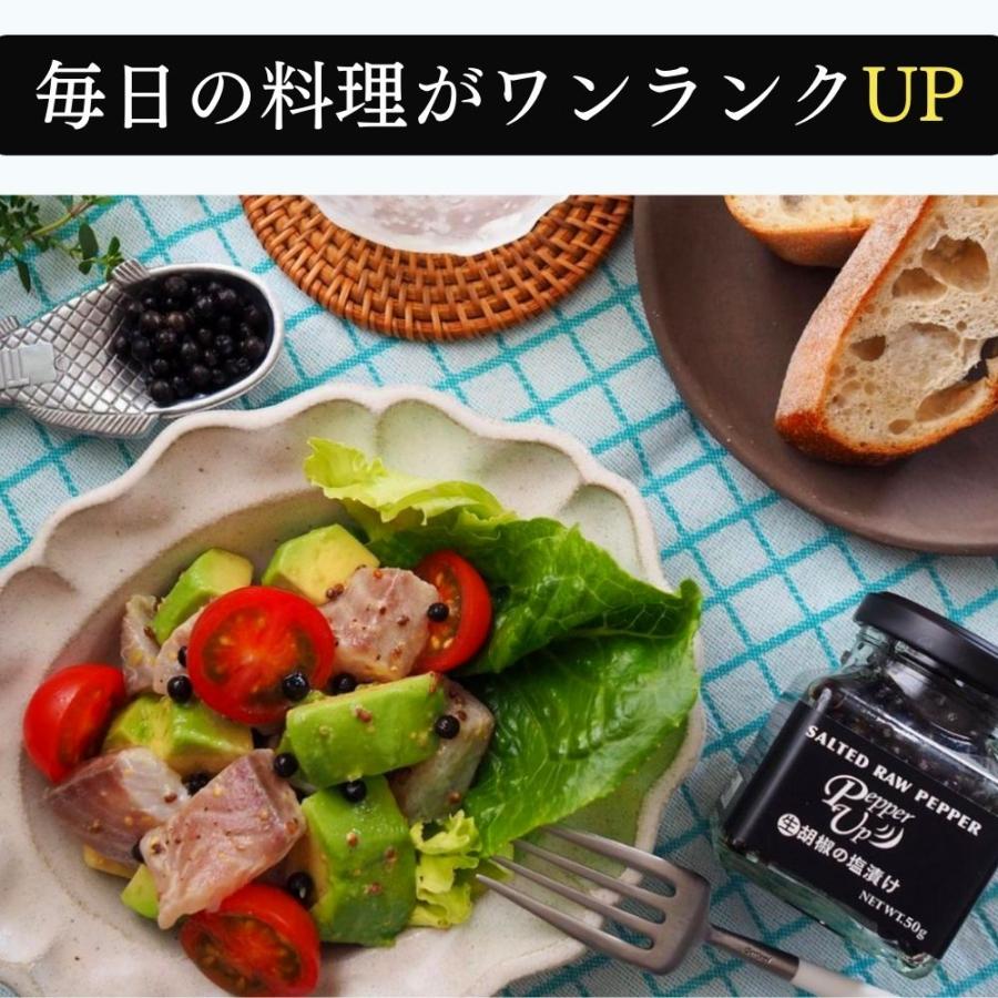 PepperUp 生胡椒の塩漬け 60g (30g×2) カンボジア産 カンポットペッパー オーガニック こしょう ブラックペッパー 粒 生こしょう 塩漬け生胡椒 生胡椒 塩漬け｜prmarketplace｜07