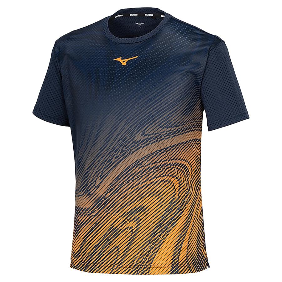 ミズノ MIZUNO ドライエアロフローキープライトゲームシャツ テニス メンズウェア 62JAB000-16 MIZUNO(ミズノ) ドライエアロフローキープライトゲームシャツ
