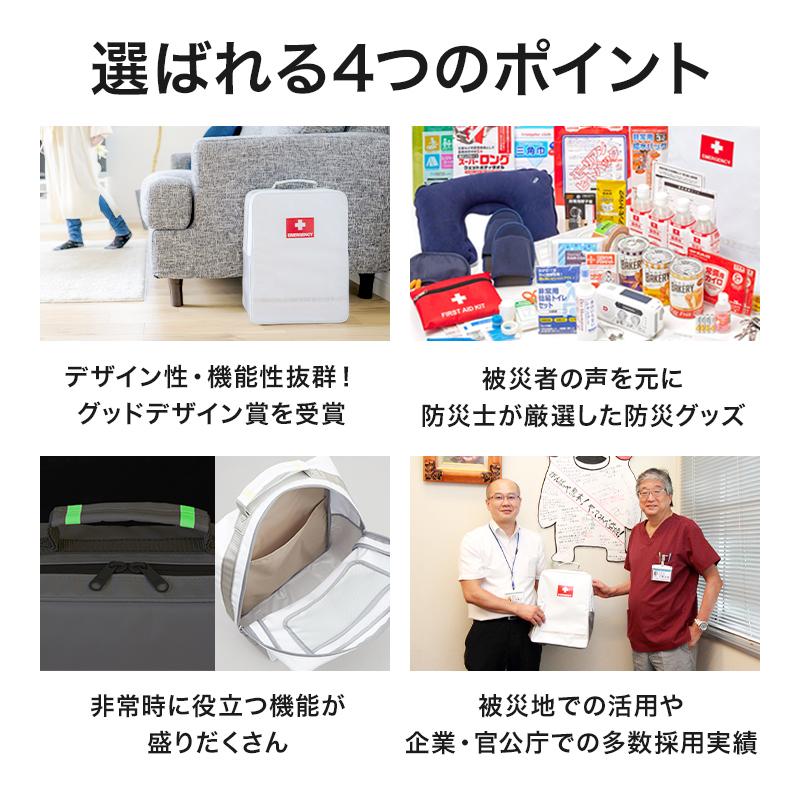 防災ダイレクト 地震対策30点避難セット＋非常用寝袋 : 防災ダイレクト