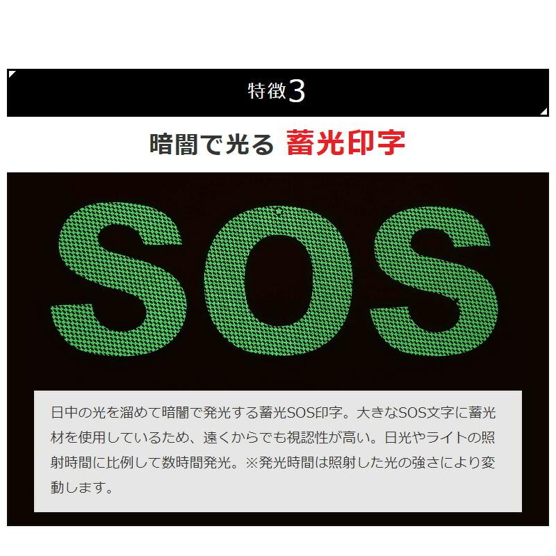 SOSフラッグ 避難グッズ 旗 被災時 救助要請 安否確認 洪水 火災 津波