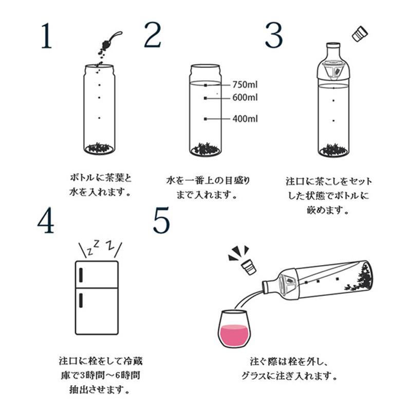 HARIO(ハリオ) フィルターインボトル 750ml ホワイト｜pro-douguya｜06