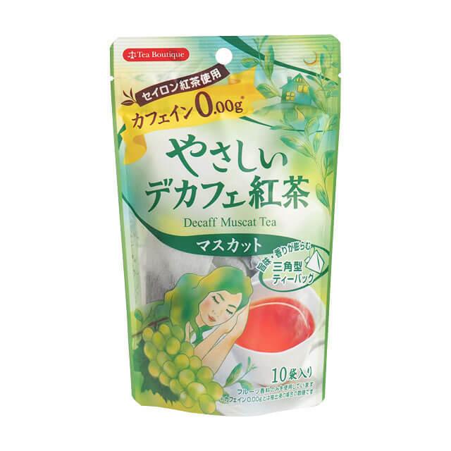 ティーブティック やさしいデカフェ紅茶(マスカット) 1.2g×10袋｜pro-foods