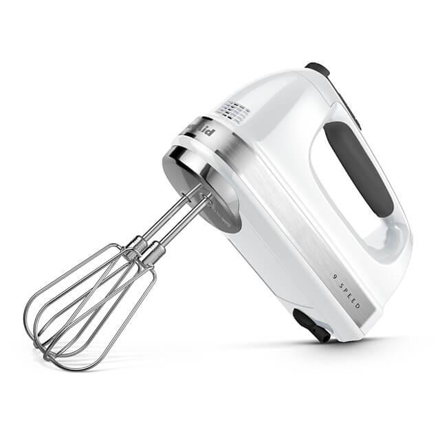 KitchenAid ハンドミキサー 9段階スピード キッチンエイド 9段階変速ハンドミキサー（ホワイト） : プロフーズ