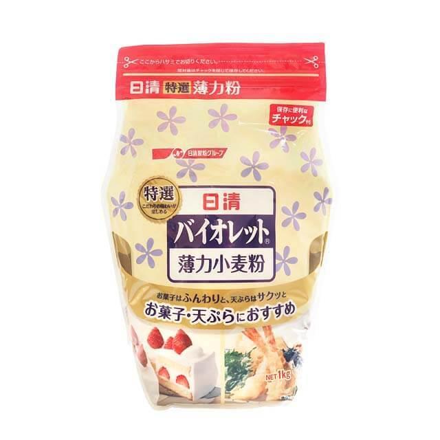 日清製粉・薄力粉 バイオレット 1kg （チャック袋入）｜小麦粉｜pro-foods