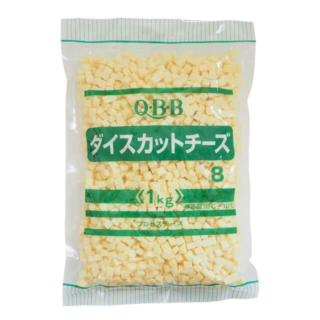 冷蔵 QBB ダイスカットチーズ8mm 1kg（Yahoo!・プロフーズYahoo!店）
