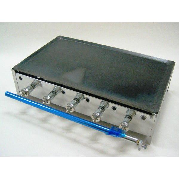 鉄板焼き器　プレス（5本バーナー）　大 | 