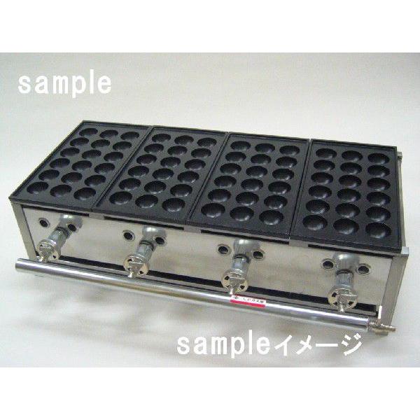 たこ焼き器18穴　鉄鋳物 上穴　6連 | 