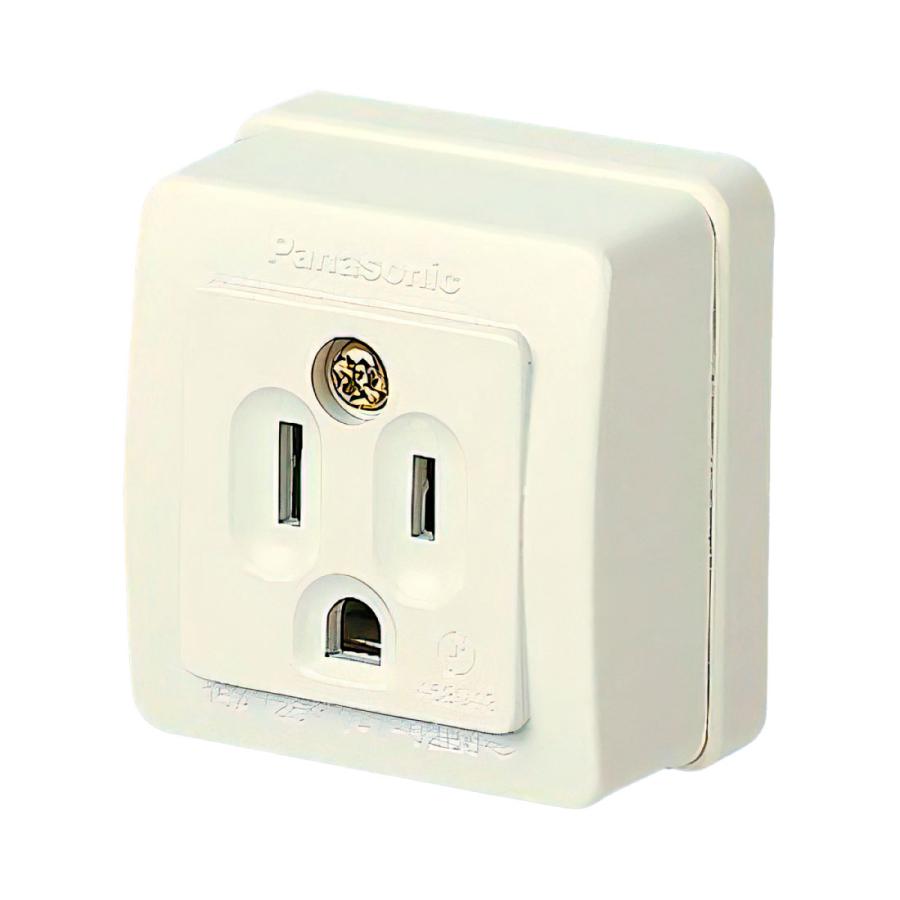 Panasonic（パナソニック） 法人様限定 WK3001W 10個セット 接地 角型