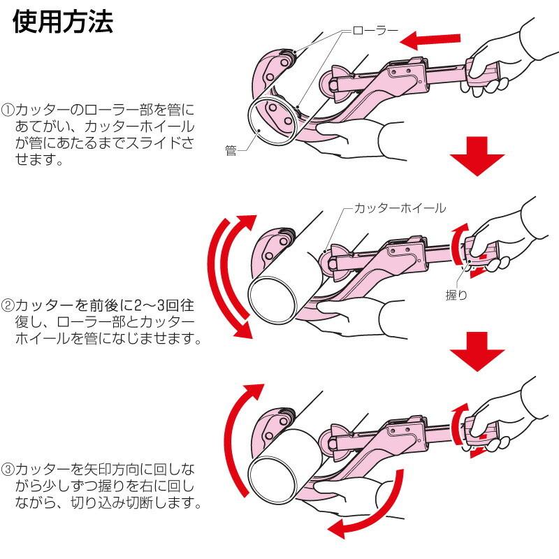 未来工業 エンビ管カッター(大口径用) MC-V114 塩ビ管・合成 未来工業 エンビ管カッター(大口径用) MC-V114 塩ビ管・合成